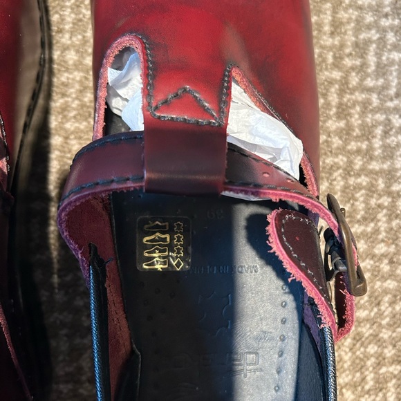 Dansko Tia Cordovan Cabrio 39 Leather Clog Mary Jane style US size 8.5. Vintage. - Picture 6 of 9